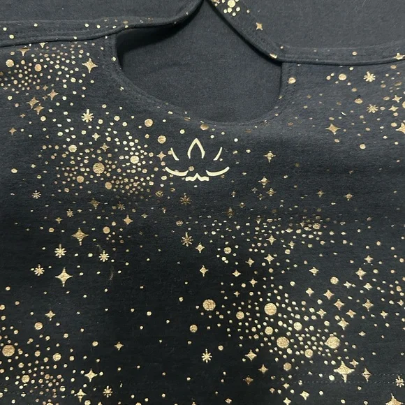 Beyond Yoga Midnight Blue Starry Crop Top - Picture 3 of 6